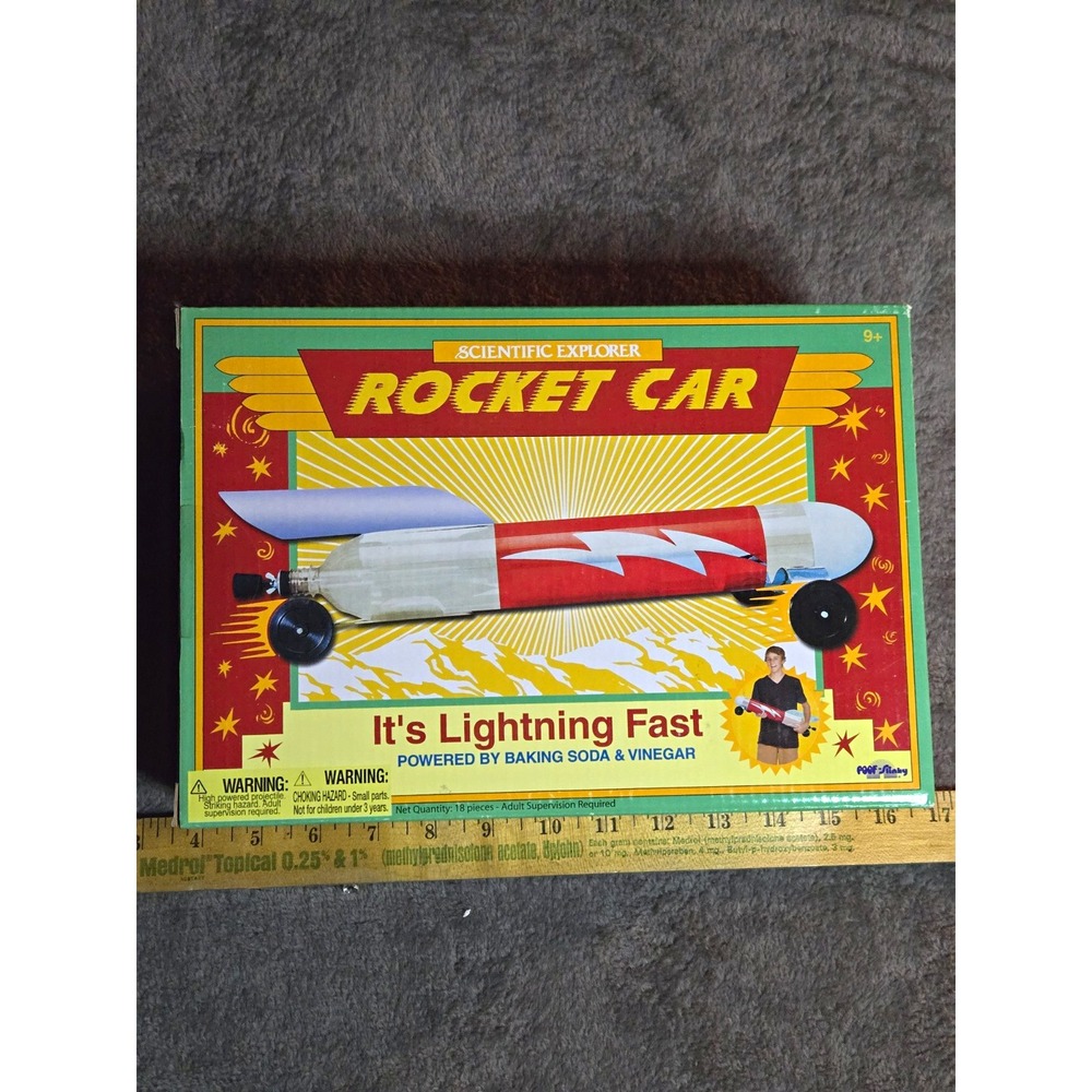 Scientific Explorer Rocket Car Science Kit Powered by Baking Soda & Vinegar